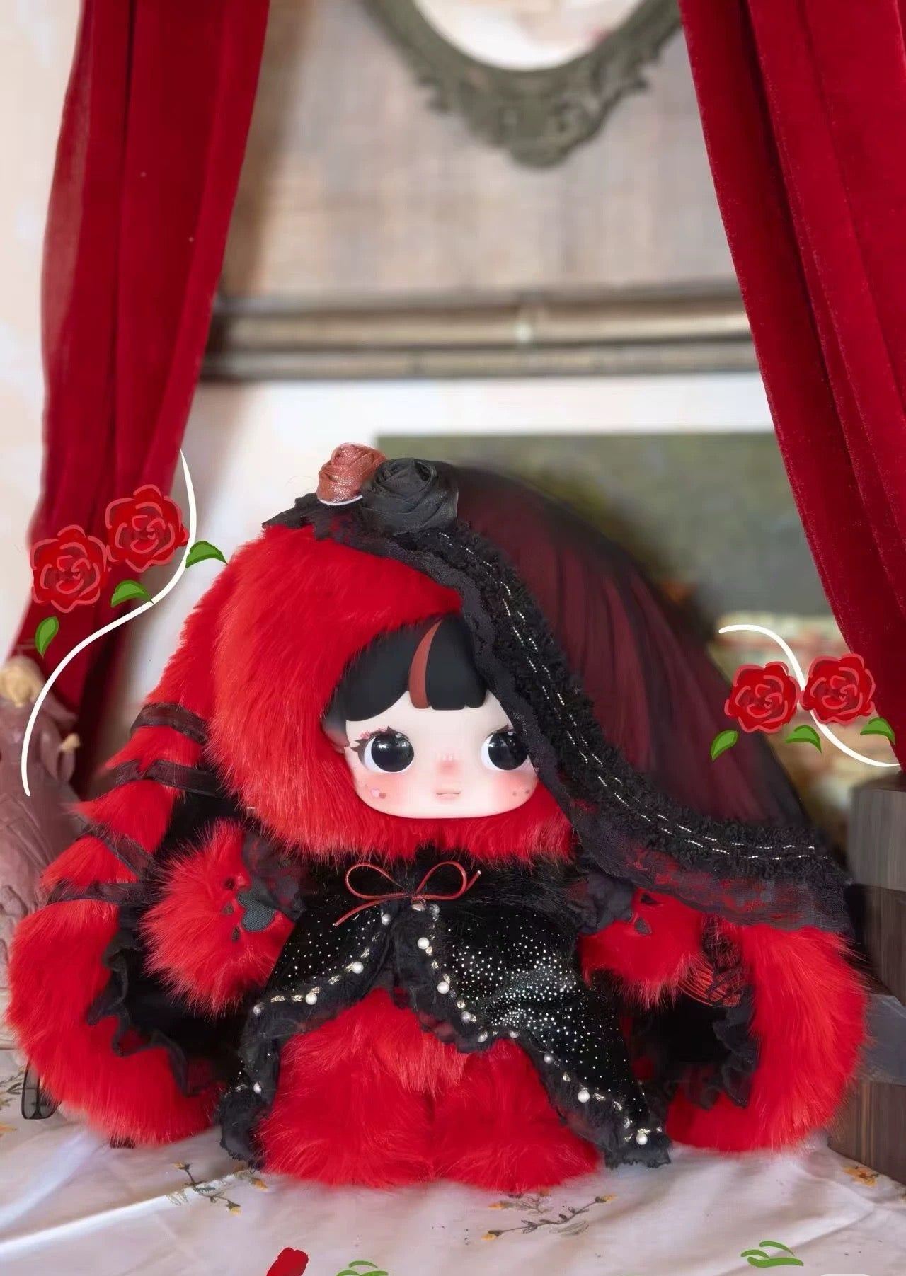 " 1 - a Darlym Poem of Love Oath of the Red Rose - Limited Edlition Romantic Overture Plush