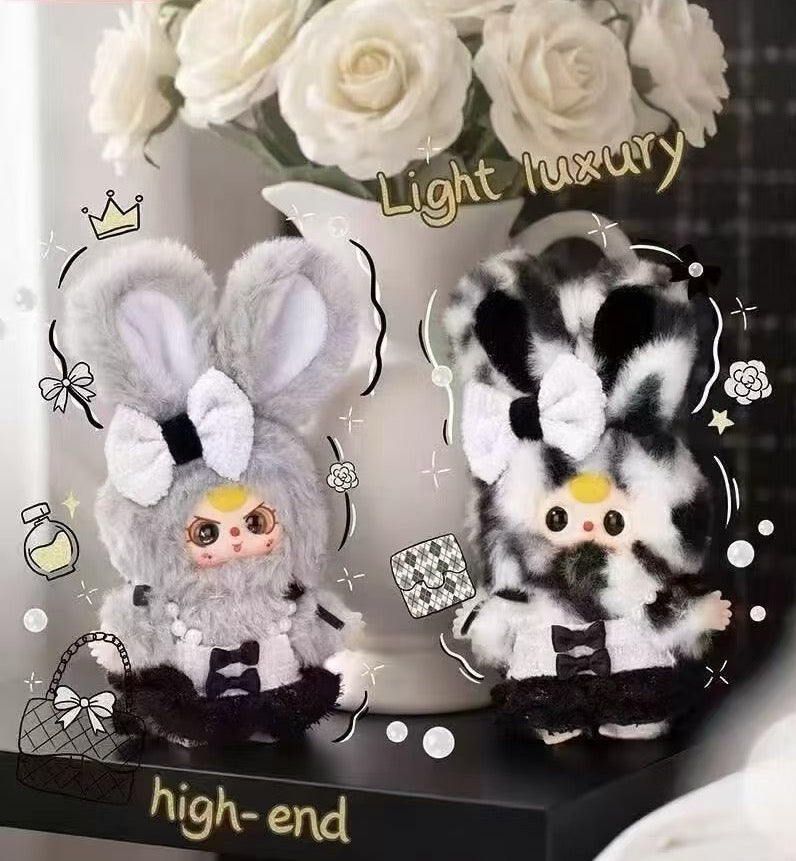 " 0 - a Baby Three - Absolute Black & White Plush