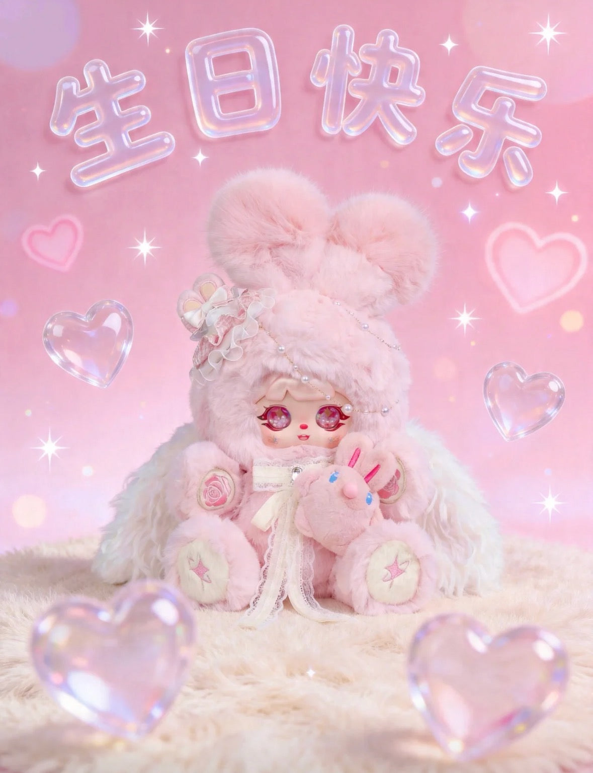 " 1 - a Mocici Xingyu Anniversary Limited Edition Blister Card -Happy Birthday!