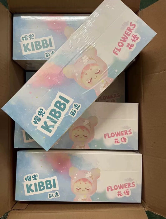 A - Kibbi Flower Color Translucent Series Figurines