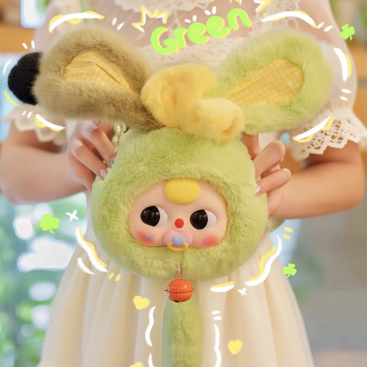 " 2 -  Baby Three - Lucky Rabbit Zipper Bag