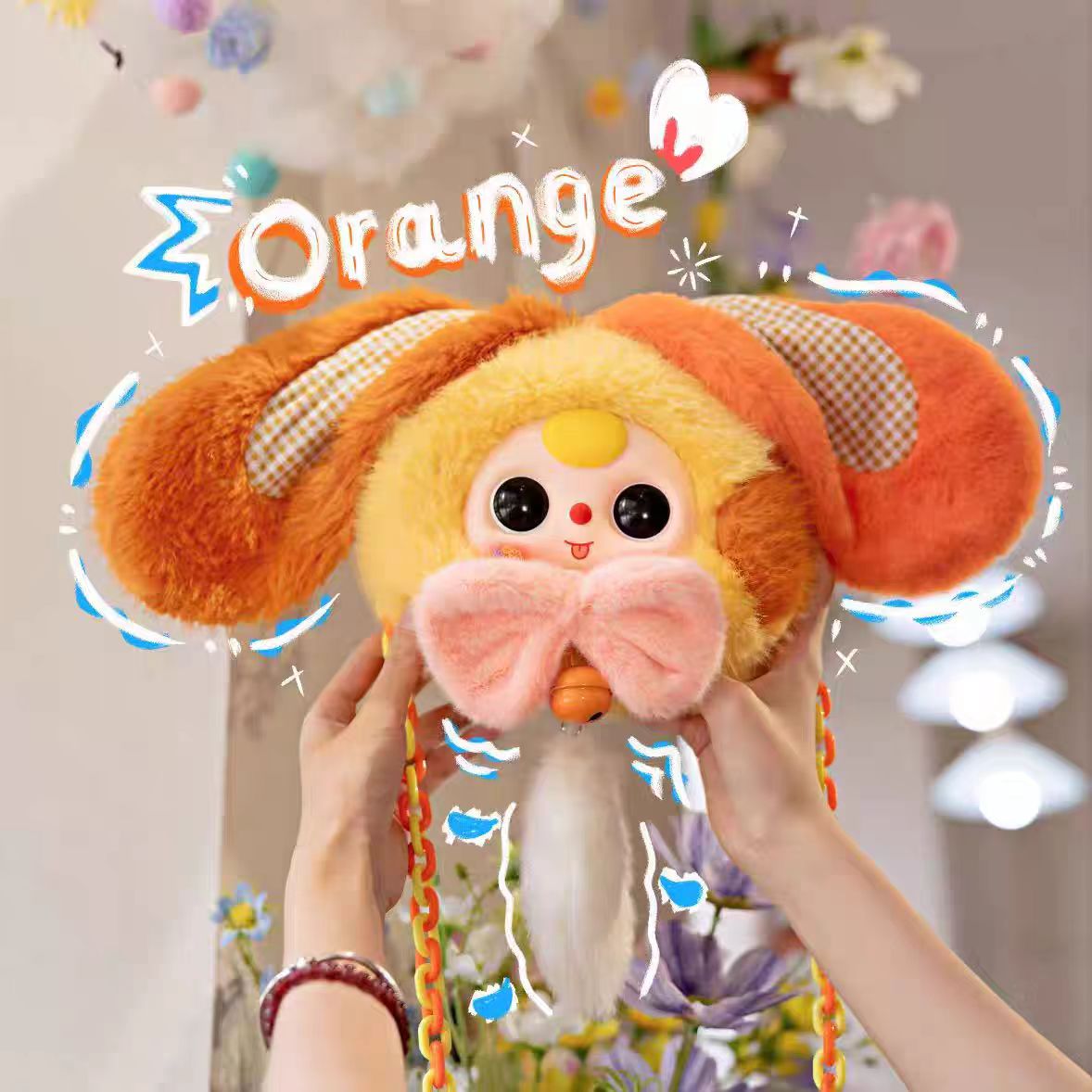 " 2 -  Baby Three - Lucky Rabbit Zipper Bag