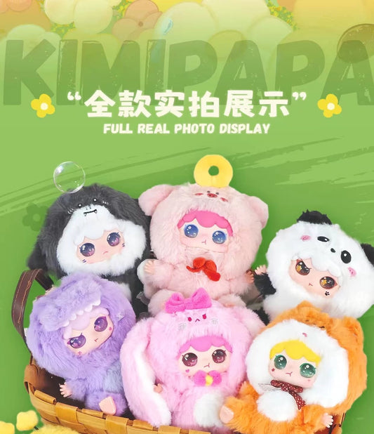 " 2 - Baby Three Kimipapa Animal Series Plush