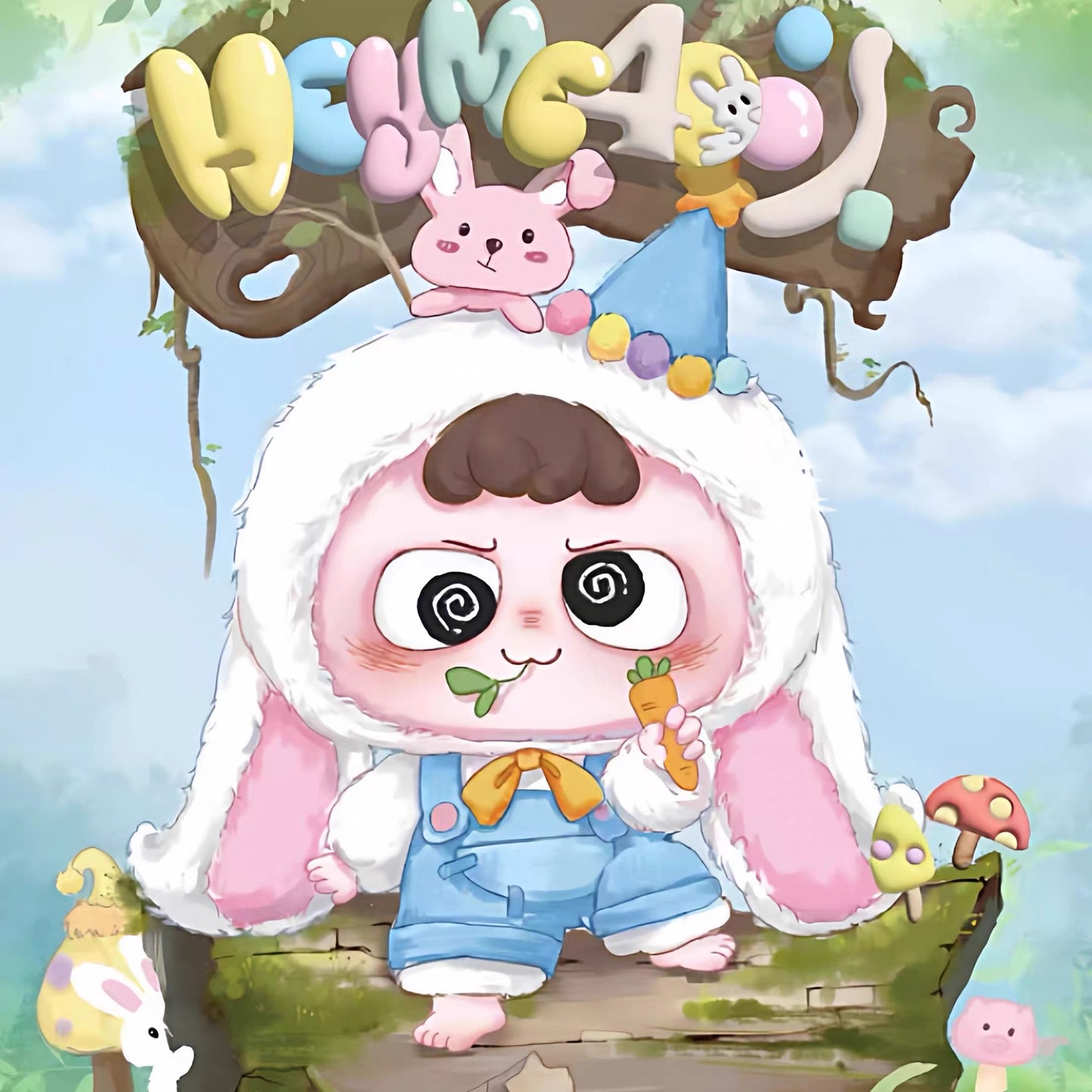 " 1 - a Baby Three - HeyMi 400 Body First Generation Plush