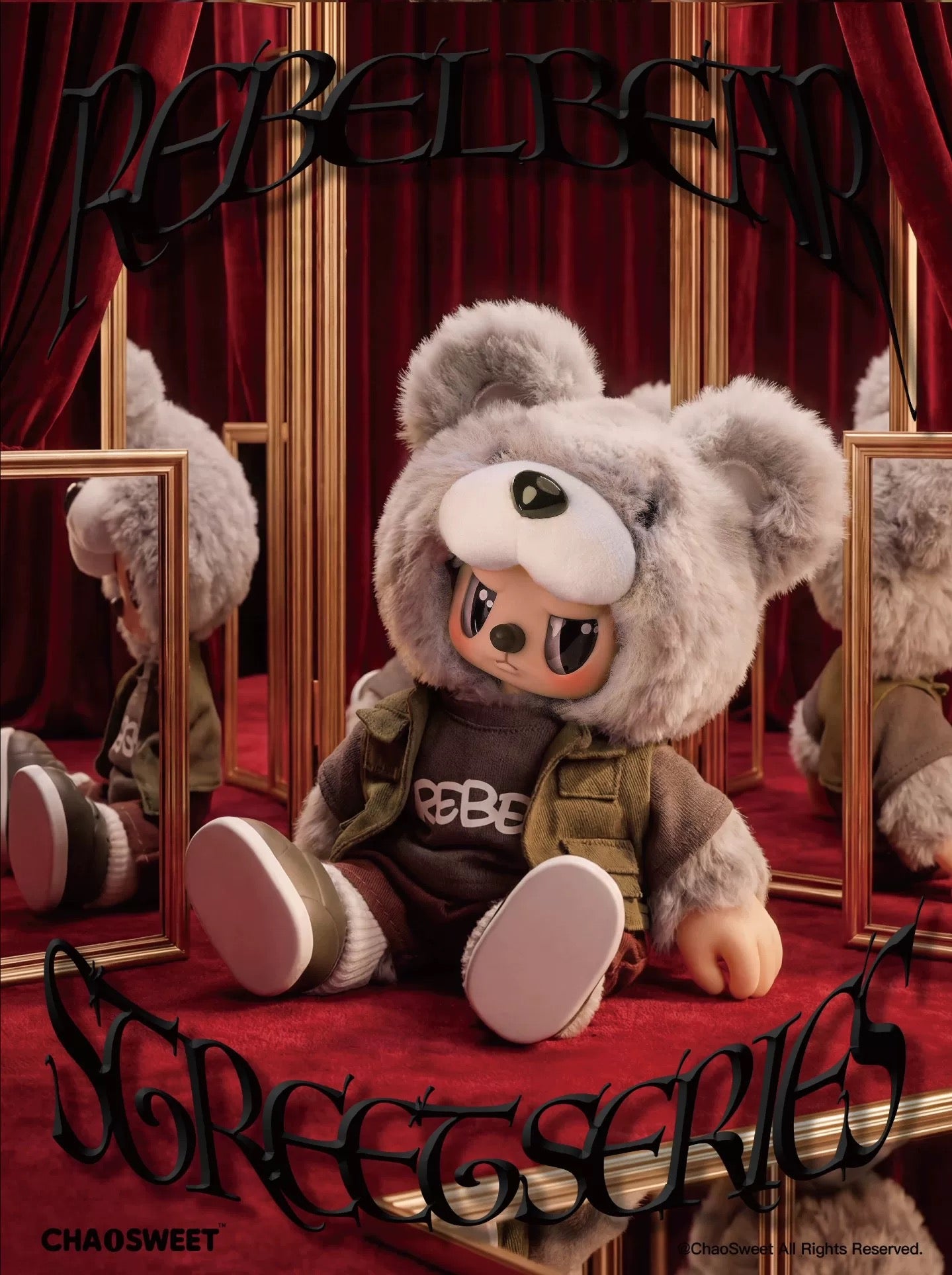 " 1 - a Rebel Bear The Street Series Vinyl