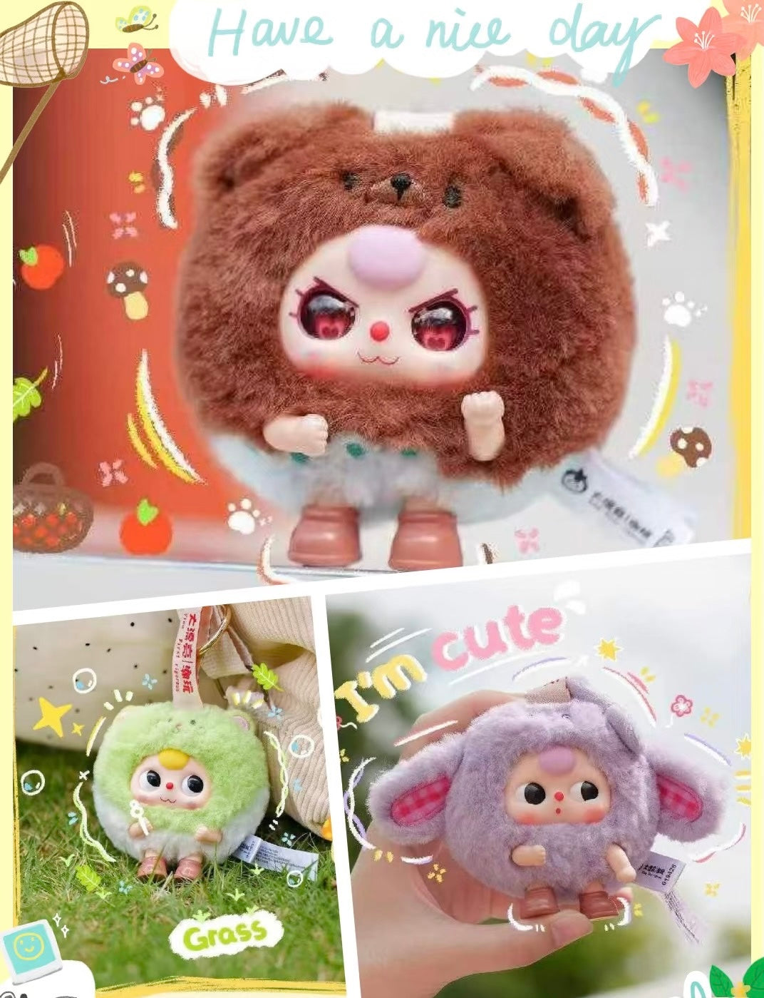 " 1 - Baby Three-Tuantuan the Beast is here Blind Box