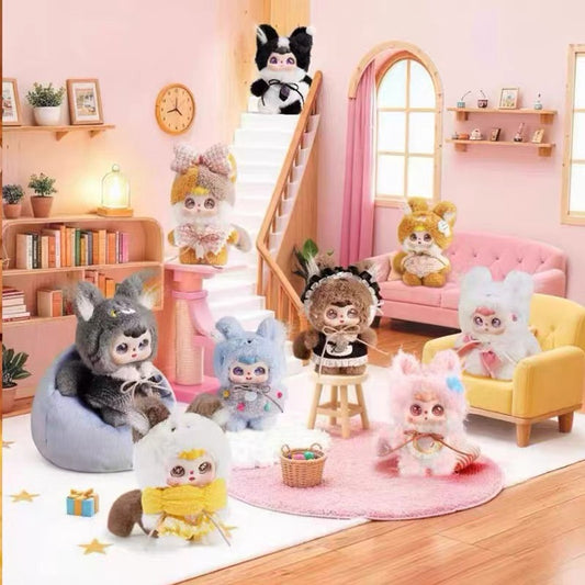 " 2 - a [buy 2 open 3] DooBao Cat Cafe Series Lucky MeowTales Plush