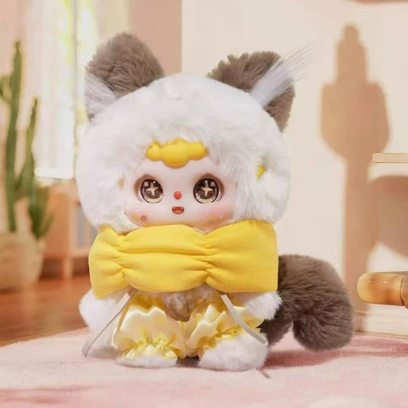 " 2 - a [buy 2 open 3] DooBao Cat Cafe Series Lucky MeowTales Plush