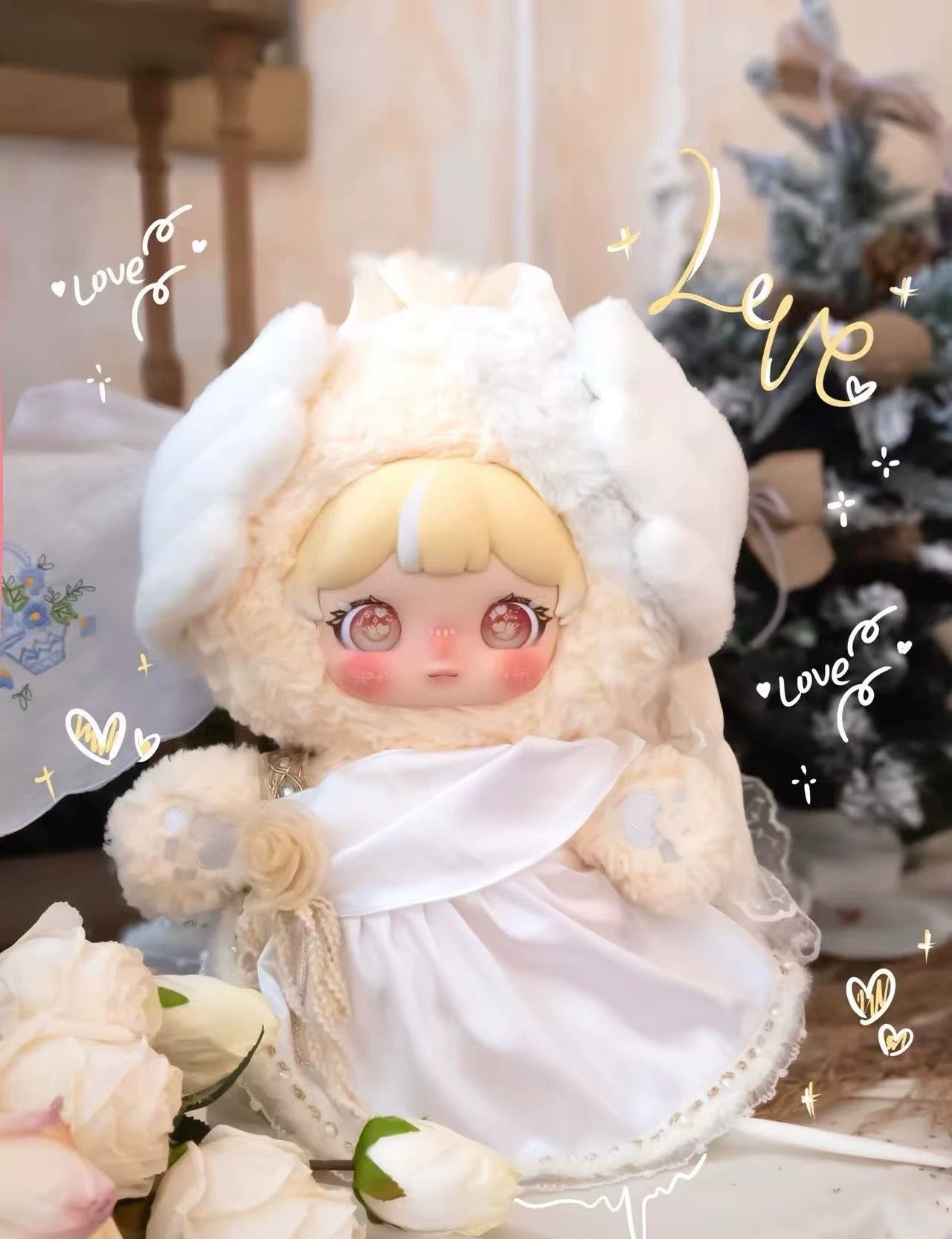 " 1 - a Darlym Poem of Love Oath of the Red Rose - Limited Edlition Romantic Overture Plush