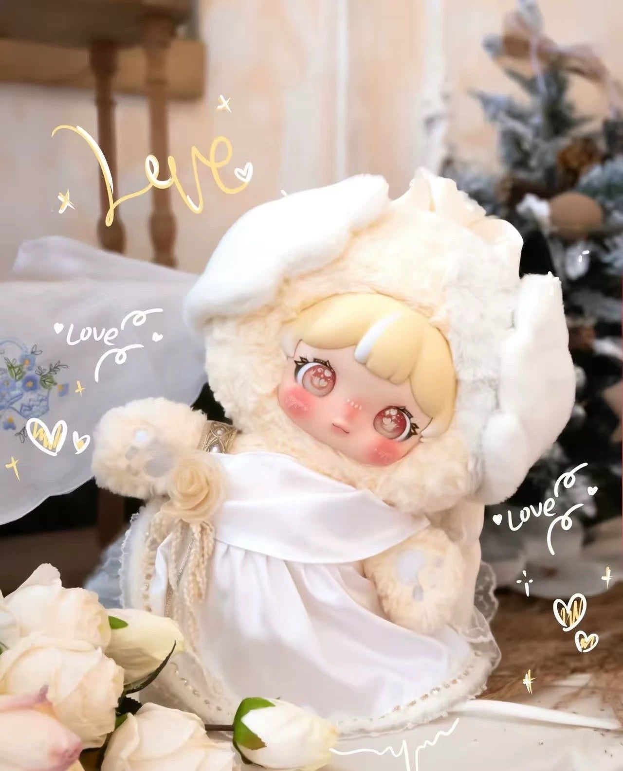 " 1 - a Darlym Poem of Love Oath of the Red Rose - Limited Edlition Romantic Overture Plush