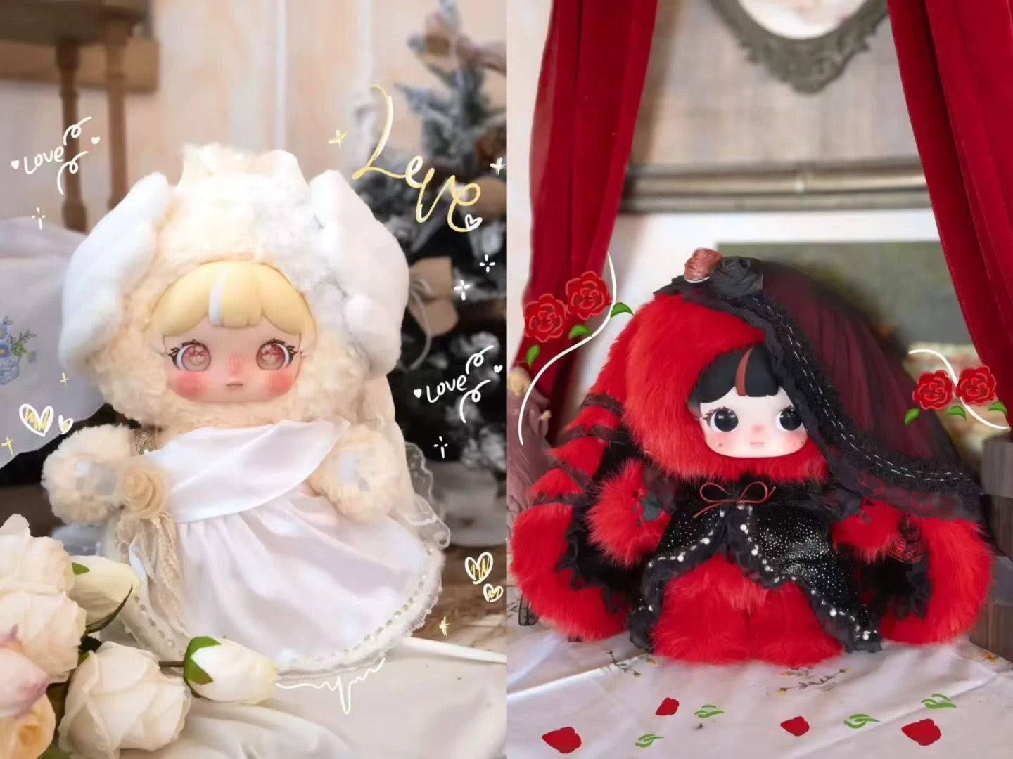 " 1 - a Darlym Poem of Love Oath of the Red Rose - Limited Edlition Romantic Overture Plush