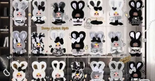 " 0 - a Baby Three - Absolute Black & White Plush