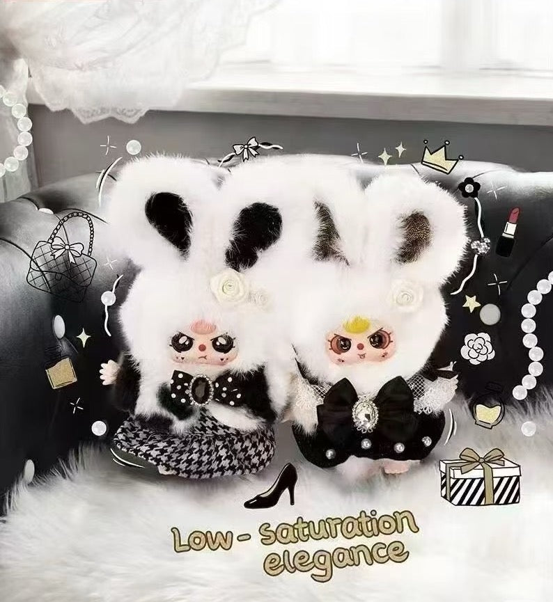 " 0 - a Baby Three - Absolute Black & White Plush