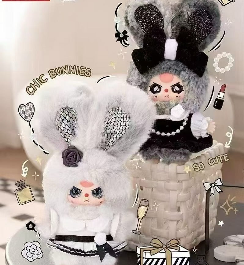 " 0 - a Baby Three - Absolute Black & White Plush