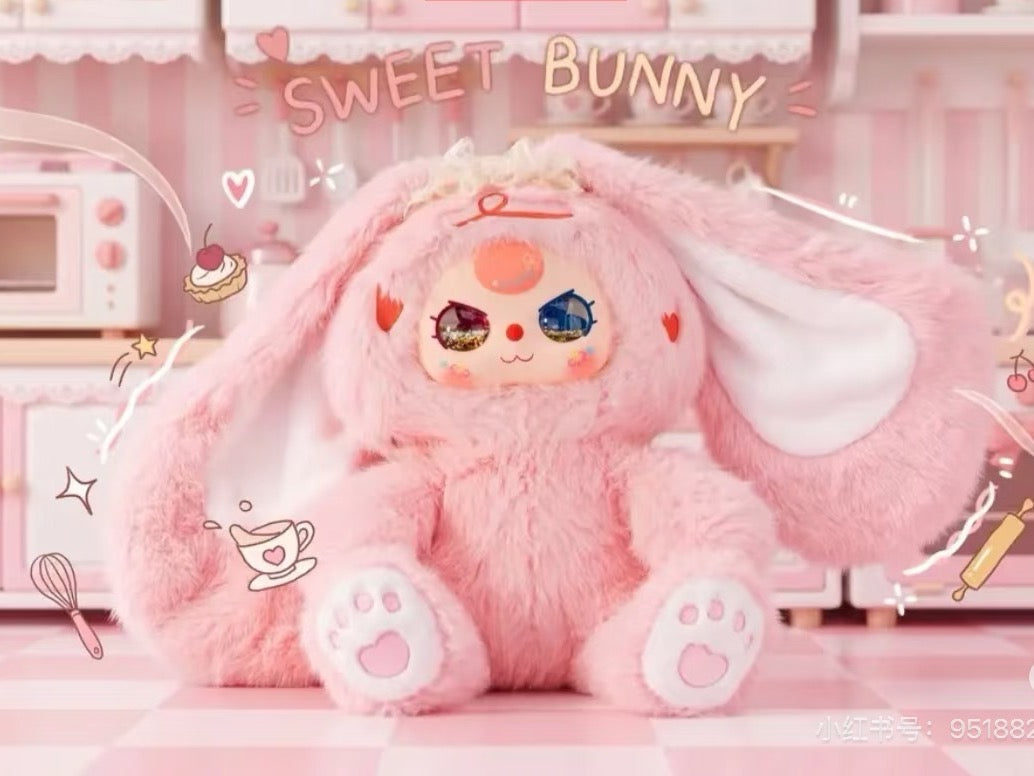 Baby Three PInk Bunny 1000% Plush