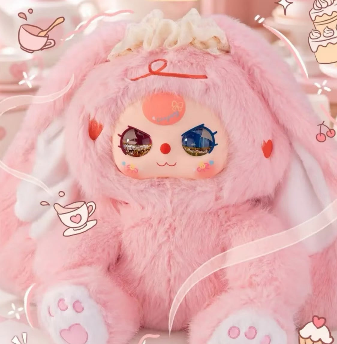 Baby Three PInk Bunny 1000% Plush