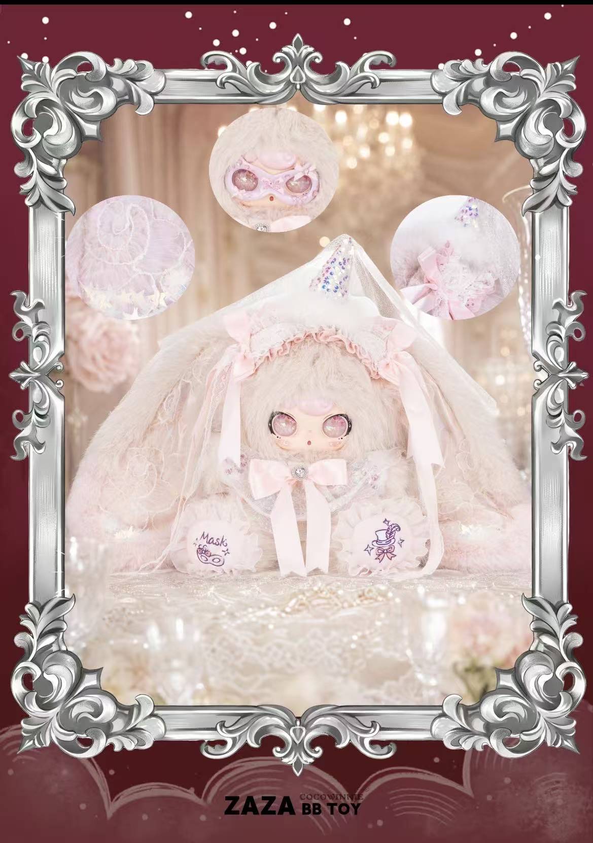 " 0 - ZAZA BB TOY - Masquerade Ball Doll